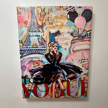 Tour Eiffel ,champs-elysees, Flandrin *